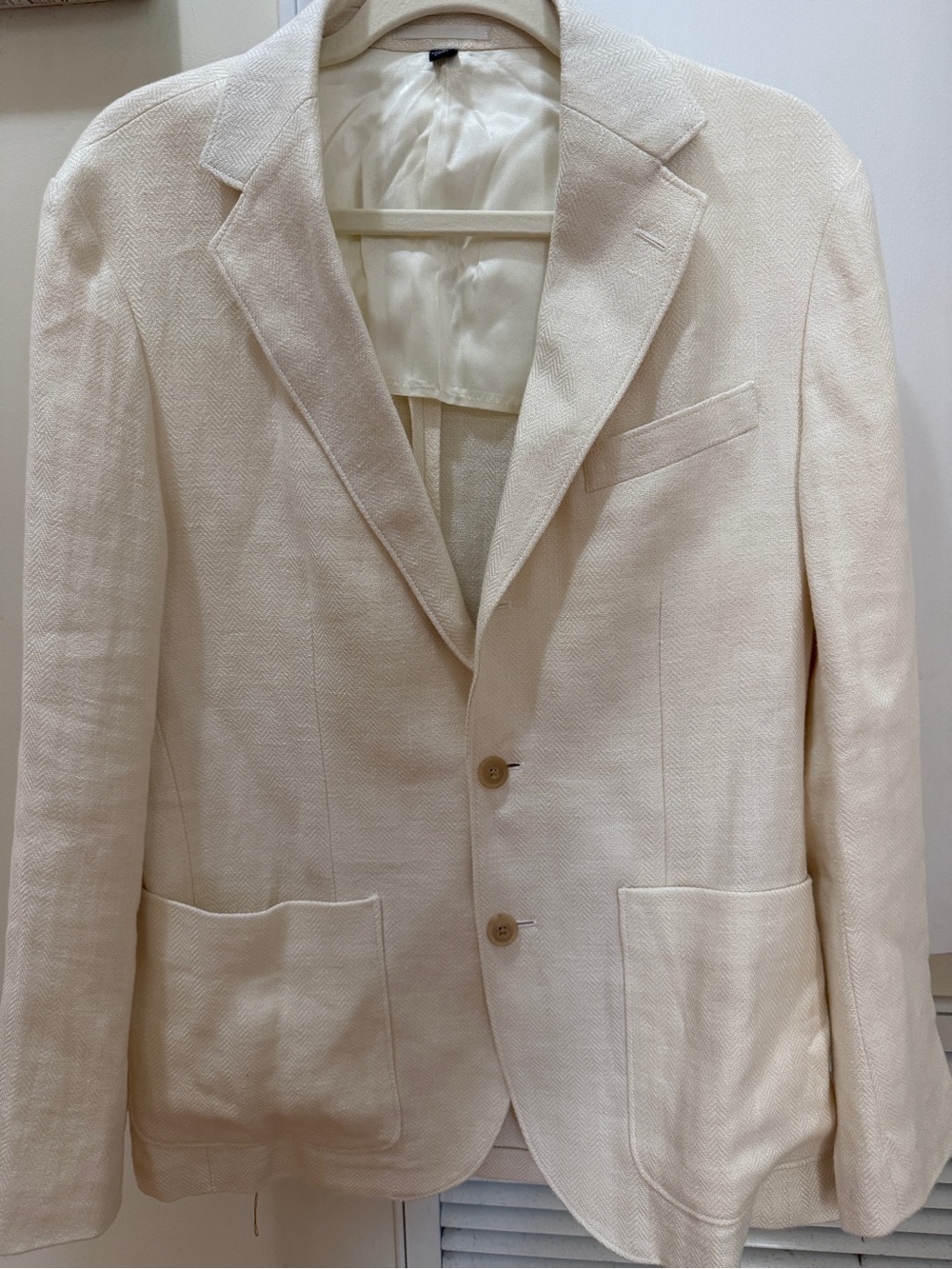 J. Crew Crosby 36s Italian linen herringbone sports coat blazer